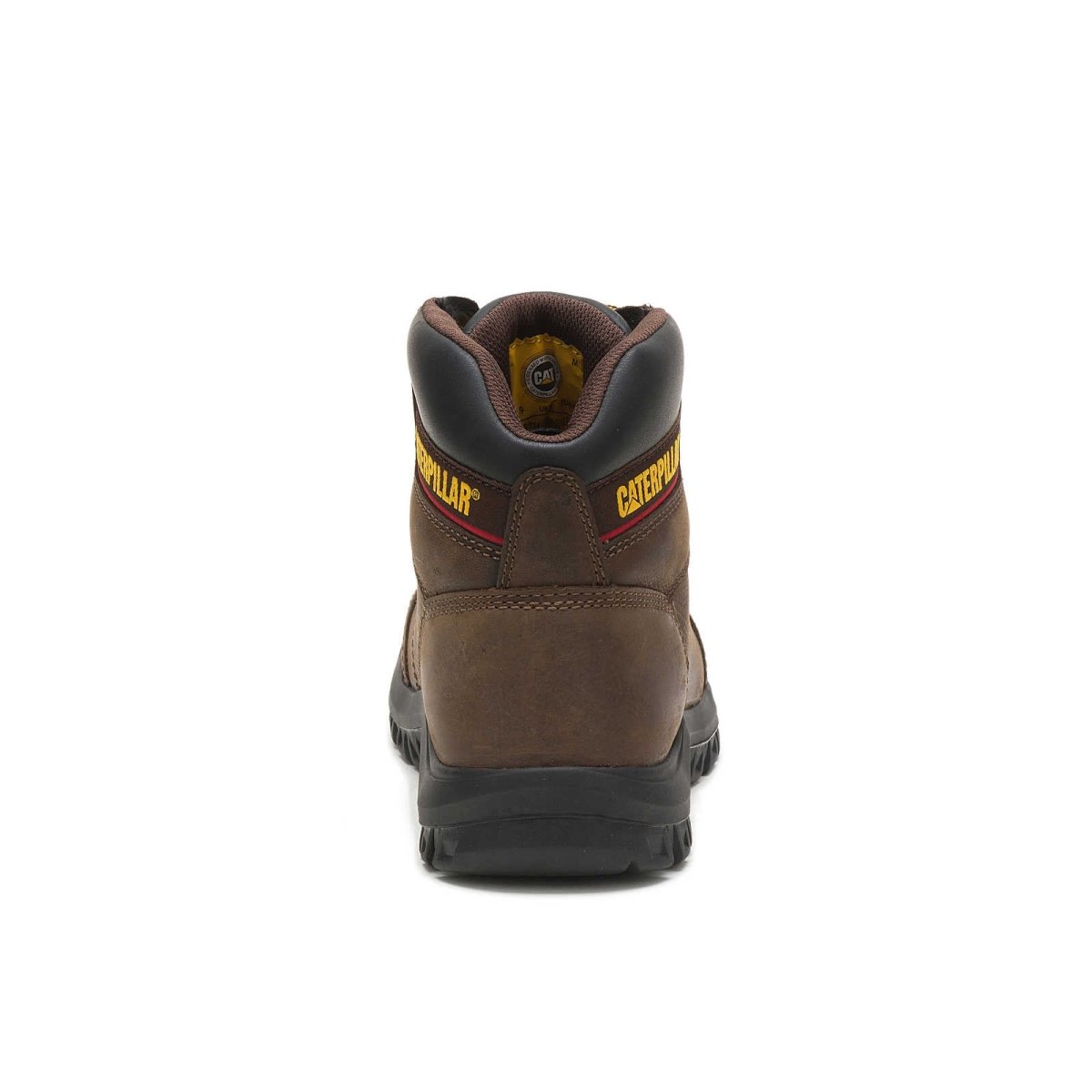 Caterpillar Outline Soft Toe Men's Work Boot (p74087) In Seal Brown - TLW Shoes