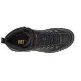 CATERPILLAR THRESHOLD WATERPROOF SOFT TOE MEN'S WORK BOOT (P74129) IN BLACK - TLW Shoes