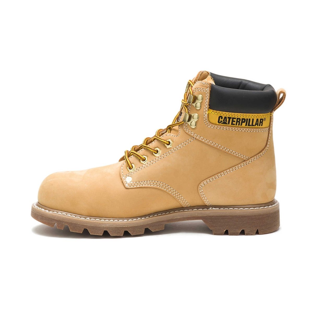 CATERPILLAR SECOND SHIFT STEEL TOE MEN'S WORK BOOT (P89162) IN HONEY - TLW Shoes