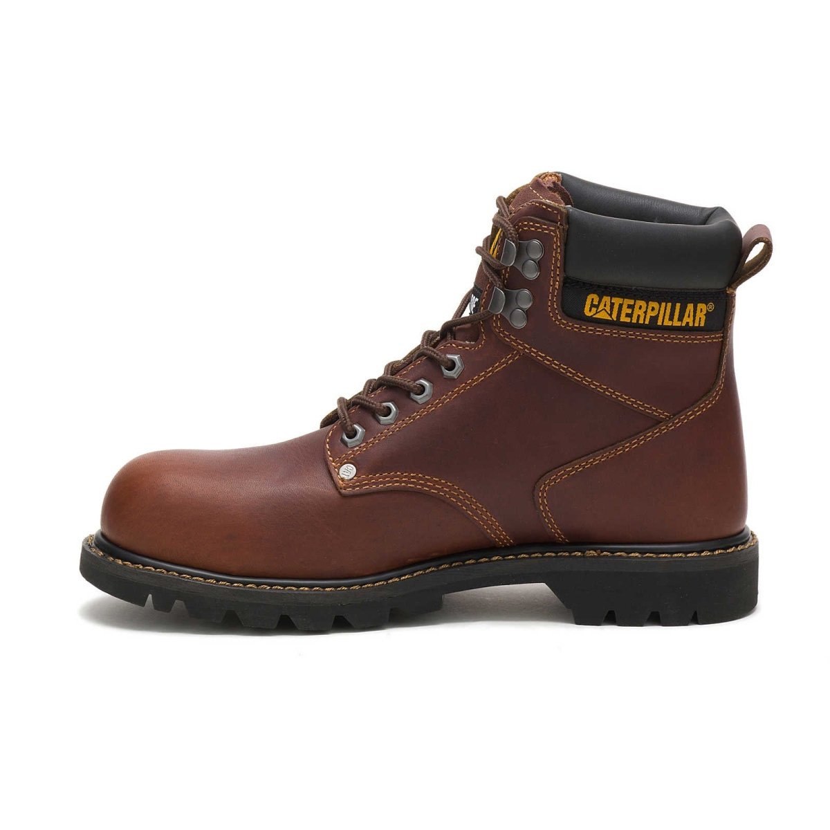CATERPILLAR SECOND SHIFT STEEL TOE MEN'S WORK BOOT (P89817) IN TAN - TLW Shoes