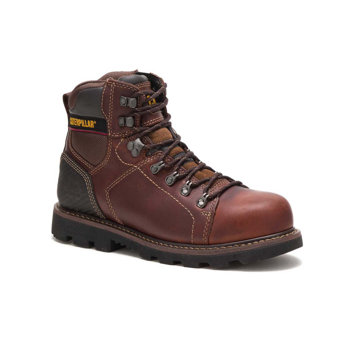 CATERPILLAR ALASKA 2.0 STEEL TOE MEN'S WORK BOOT (P90865) IN BROWN - TLW Shoes