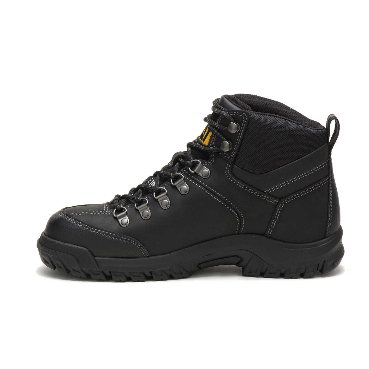 Caterpillar Threshold Waterproof Steel Toe Men's Work Boot (p90936) In Black - TLW Shoes