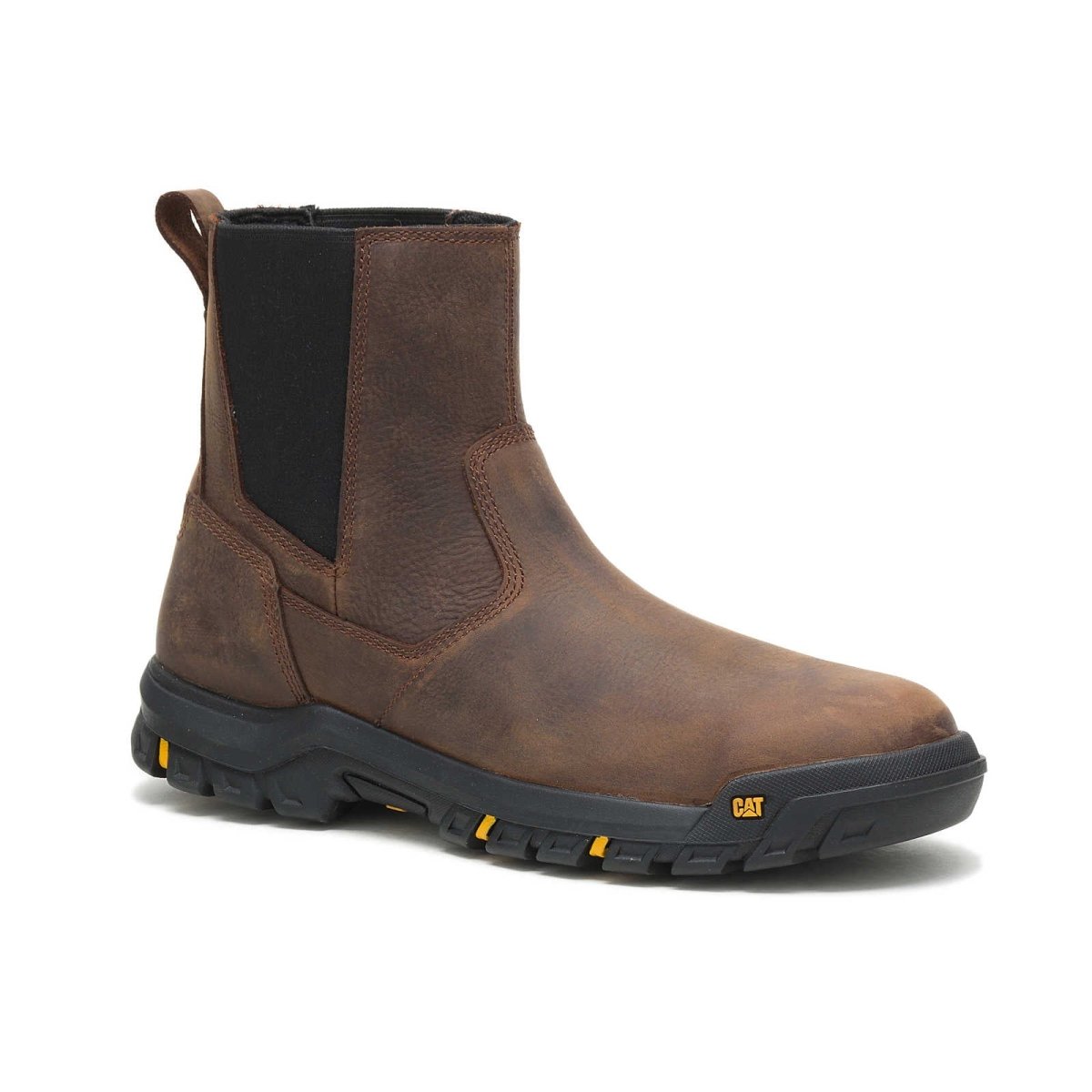 Caterpillar Wheelbase Steel Toe Men's Work Boot (p91026) In Clay - TLW Shoes