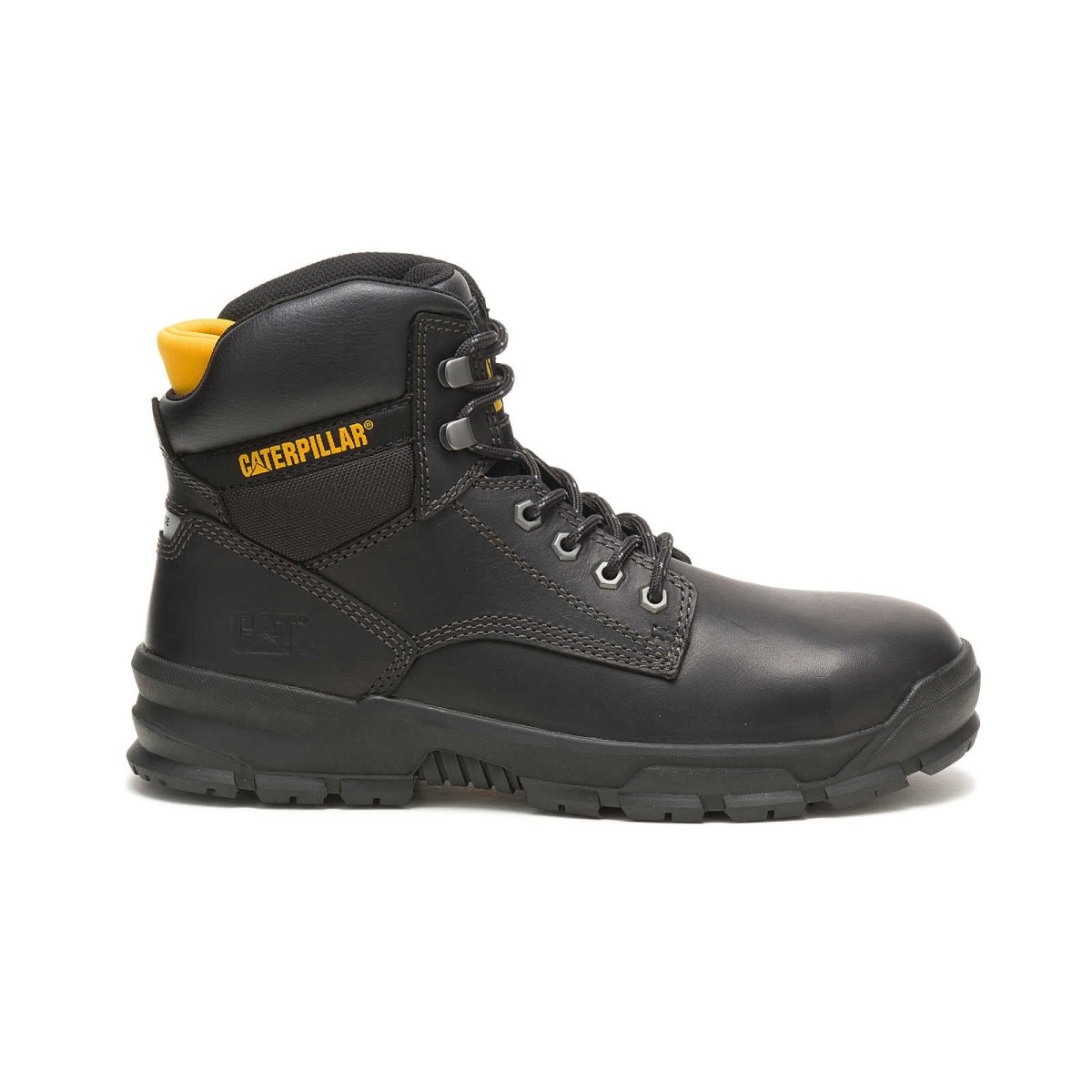 CATERPILLAR MOBILIZE ALLOY TOE MEN'S WORK BOOT (P91267) IN BLACK - TLW Shoes