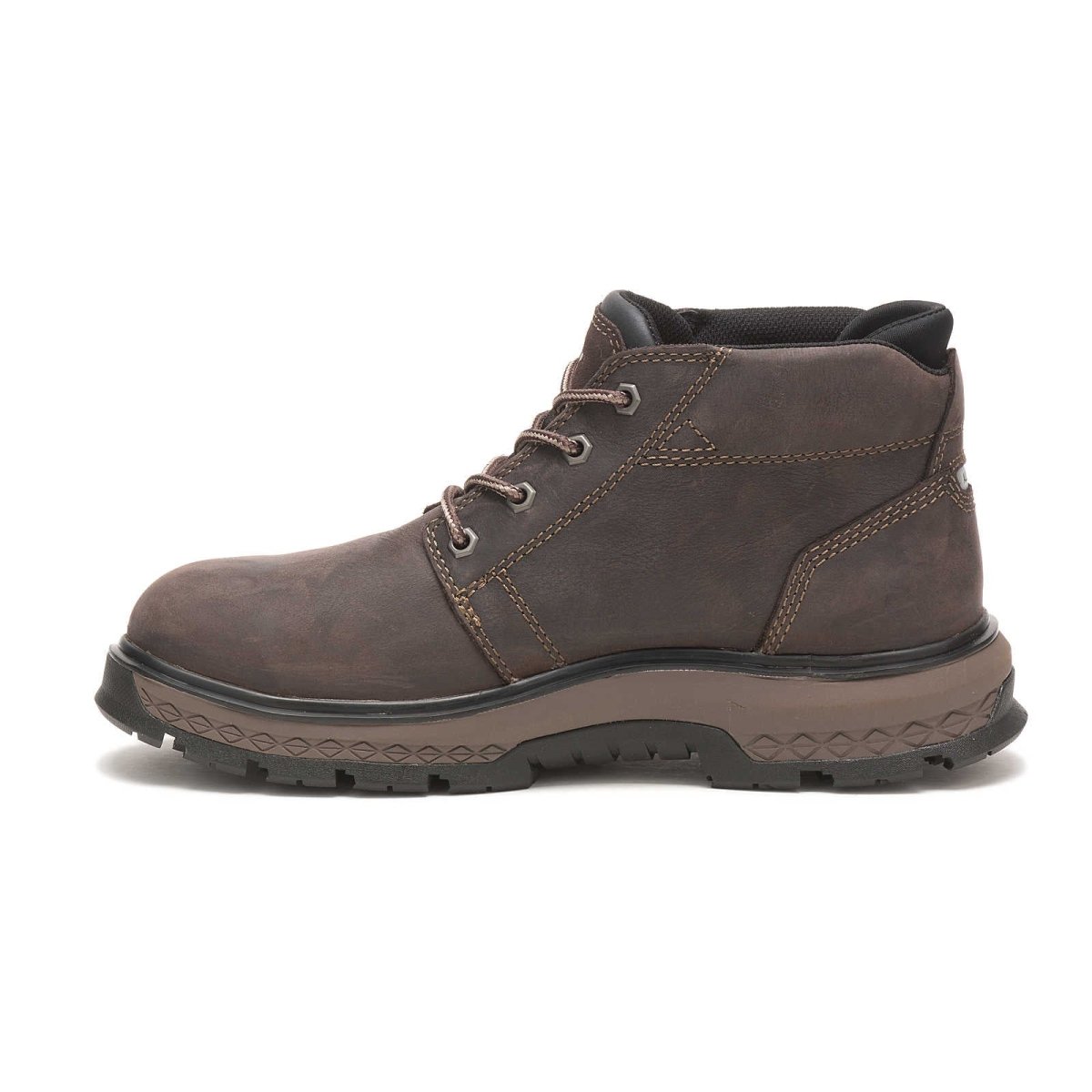 CATERPILLAR EXPOSITION 4.5" ALLOY TOE STATIC DISSIPATIVE WORK BOOT (P91367) IN DEMITASE - TLW Shoes