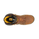 CATERPILLAR RESORPTION WATERPROOF COMPOSITE TOE WOMEN'S WORK BOOT (P91392) IN LEATHER BROWN - TLW Shoes