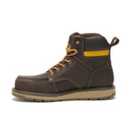 CATERPILLAR CALIBRATE (P91418) STEEL TOE MEN'S WORK BOOT IN LEATHER BROWN - TLW Shoes