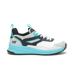 CATERPILLAR STREAMLINE RUNNER CARBON COMPOSITE TOE MEN'S WORK SHOE (P91492) IN BRIGHT WHITE/BLUE - TLW Shoes