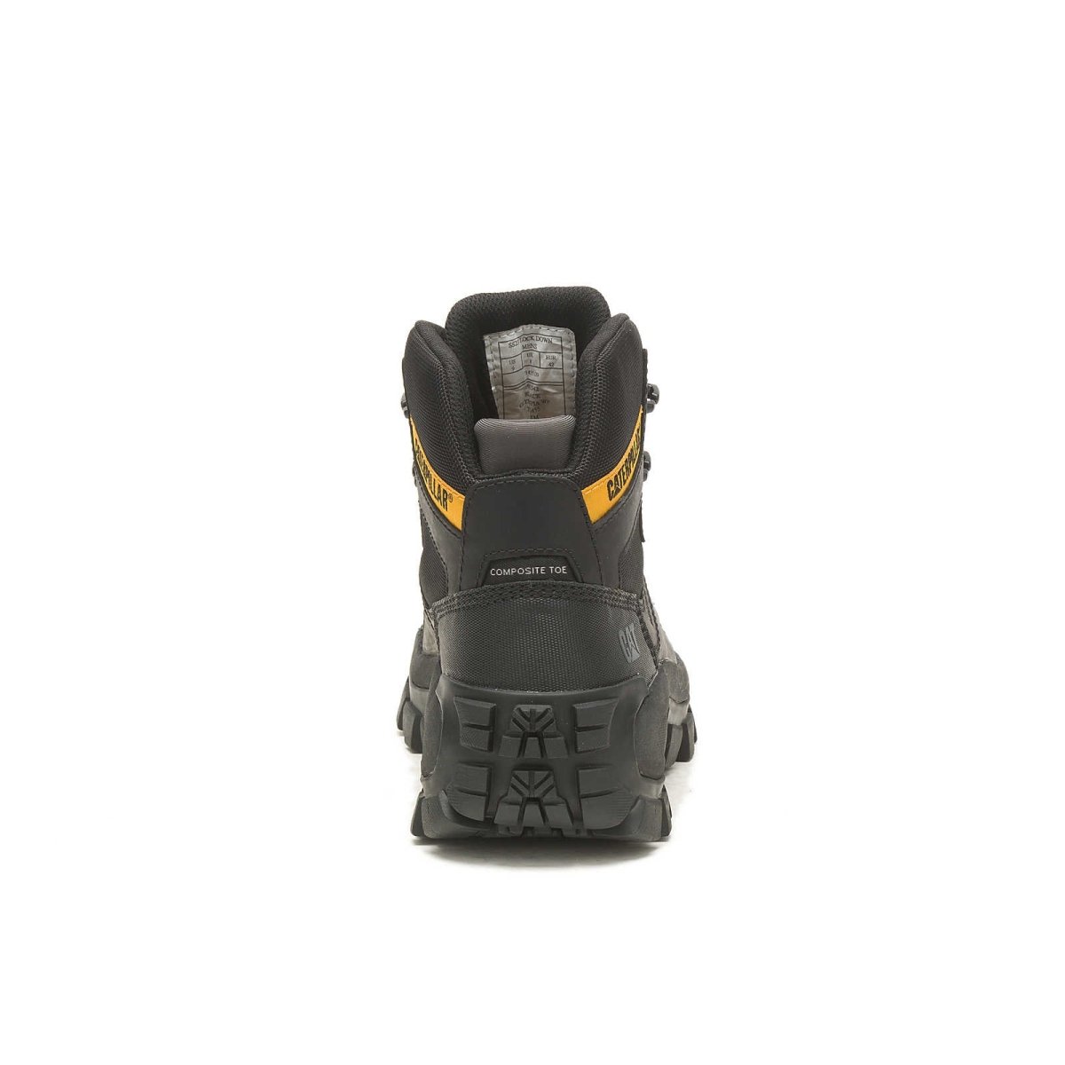 CATERPILLAR INVADER HIKER WATERPROOF COMPOSITE TOE MEN'S WORK BOOT (P91542) IN BLACK - TLW Shoes