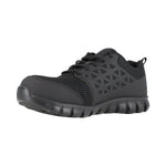 REEBOK SUBLITE CUSHION ATHLETIC WORK SHOE WOMEN'S COMPOSITE TOE RB039 IN BLACK - TLW Shoes