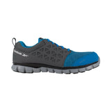 REEBOK SUBLITE CUSHION ATHLETIC WORK SHOE WOMEN'S ALLOY TOE RB044 IN BLUE AND GREY - TLW Shoes
