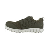 REEBOK SUBLITE CUSHION ATHLETIC WORK SHOE WOMEN'S COMPOSITE TOE RB051 IN OLIVE GREEN - TLW Shoes