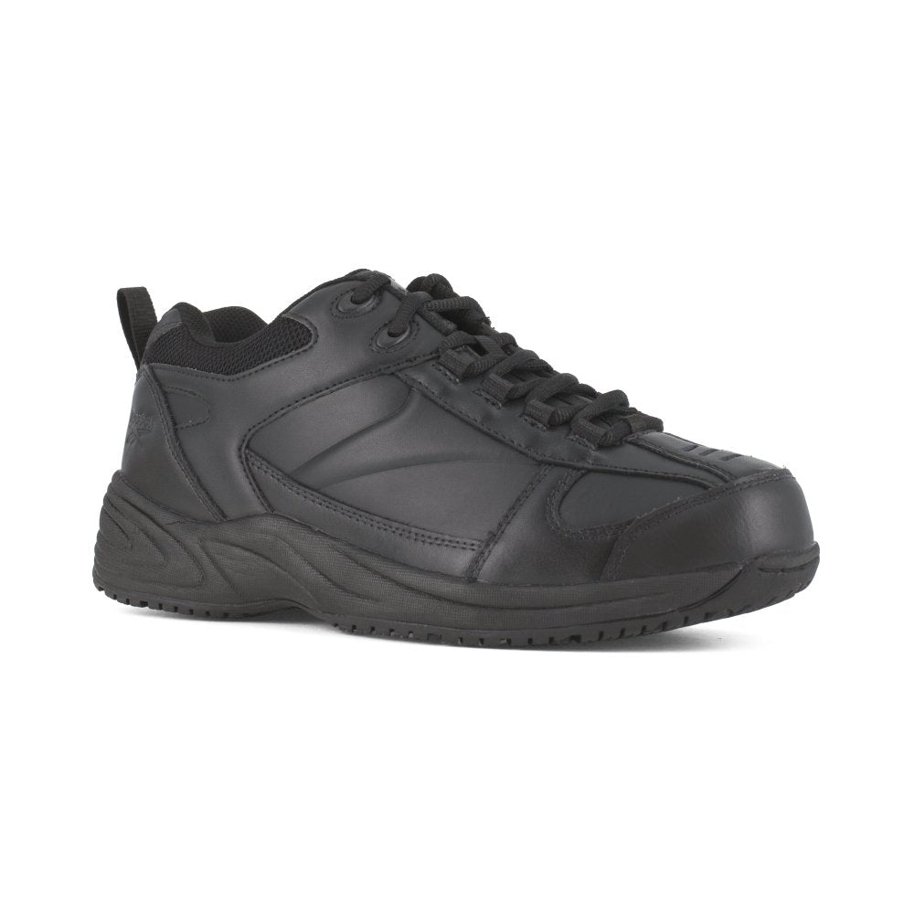 REEBOK MEN'S JORIE STREET SPORT JOGGER WORK SHOE SOFT TOE RB1100 IN BLACK - TLW Shoes