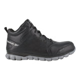 REEBOK SUBLITE CUSHION WORK ATHLETIC MID-CUT WOMEN'S ALLOY TOE RB142 IN BLACK - TLW Shoes