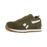 REEBOK MEN'S HARMAN CLASSIC WORK SNEAKER COMPOSITE TOE RB1980 IN OLIVE AND WHITE - TLW Shoes