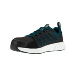 REEBOK FUSION FLEXWEAVE™ ATHLETIC WORK SHOE WOMEN'S COMPOSITE TOE RB314 IN TEAL AND BLACK - TLW Shoes