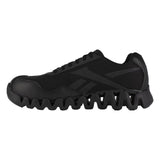 REEBOK ZIG PULSE ATHLETIC WORK SHOE WOMEN'S COMPOSITE TOE RB319 IN BLACK - TLW Shoes