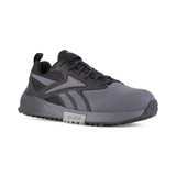 REEBOK LAVANTE TRAIL 2 RUNNING WORK SHOE MEN'S COMPOSITE TOE RB3242 IN GREY AND BLACK - TLW Shoes