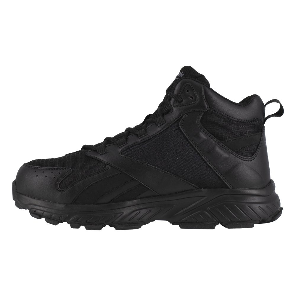 REEBOK RETRO TRAIL HIKER WITH CUSHGUARD INTERNAL MET GUARD MEN'S COMPOSITE TOE SHOE RB3263 IN BLACK - TLW Shoes
