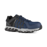 REEBOK TRAILGRIP ATHLETIC WORK SHOE MEN'S COMPOSITE TOE RB3403 IN NAVY, BLACK AND GREY - TLW Shoes