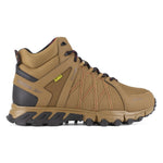 REEBOK TRAILGRIP ATHLETIC WORK HIKER WITH CUSHGUARD INTERNAL MET GUARD MEN'S ALLOY TOE RB3410 IN COYOTE AND BLACK - TLW Shoes