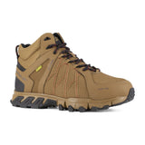 REEBOK TRAILGRIP ATHLETIC WORK HIKER WITH CUSHGUARD INTERNAL MET GUARD MEN'S ALLOY TOE RB3410 IN COYOTE AND BLACK - TLW Shoes