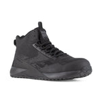 REEBOK NANO X1 ADVENTURE ATHLETIC WORK MID CUT MEN'S COMPOSITE TOE RB3484 IN BLACK - TLW Shoes