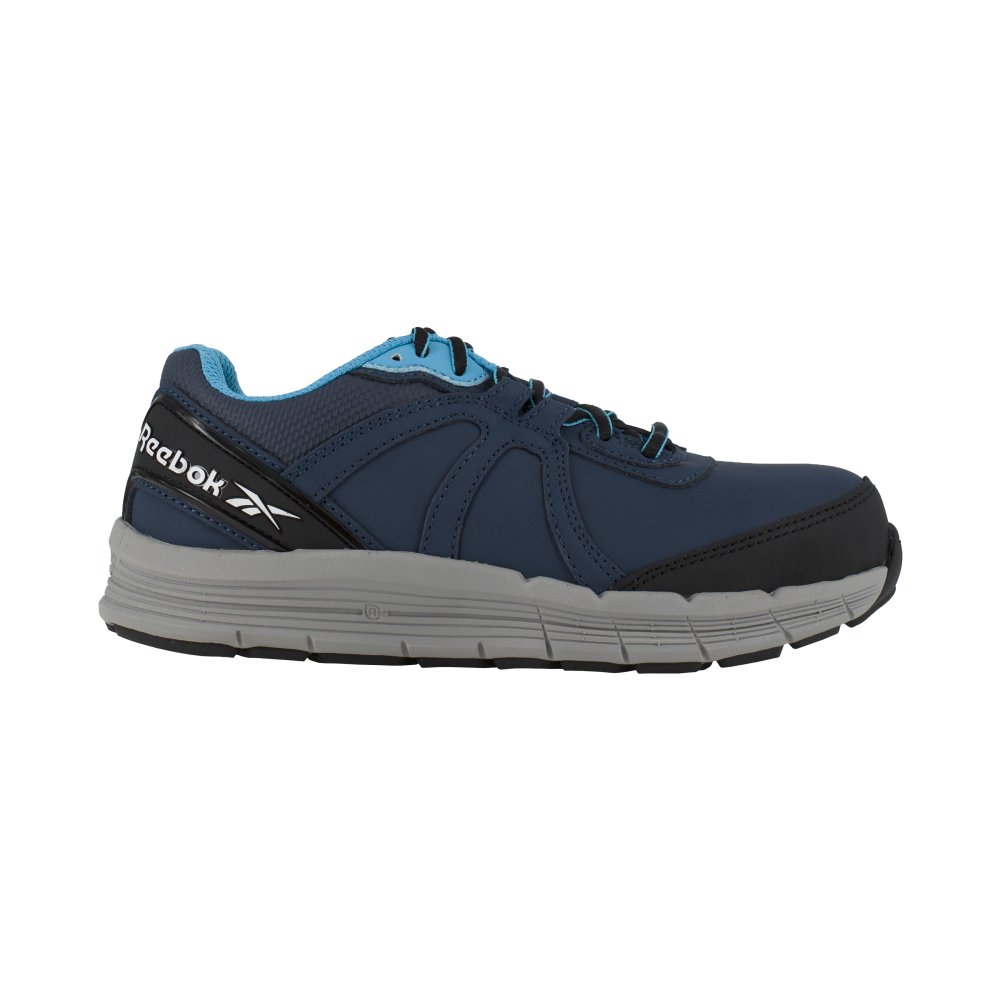 REEBOK WOMEN'S PERFORMANCE GUIDE WORK CROSS TRAINER STEEL TOE RB354 IN NAVY AND LIGHT BLUE - TLW Shoes