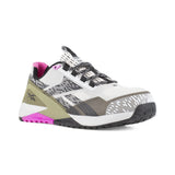 REEBOK NANO X1 ADVENTURE ATHLETIC WORK SHOE WOMEN'S COMPOSITE TOE RB383 IN SILVER, ARMY GREEN, AND PINK - TLW Shoes