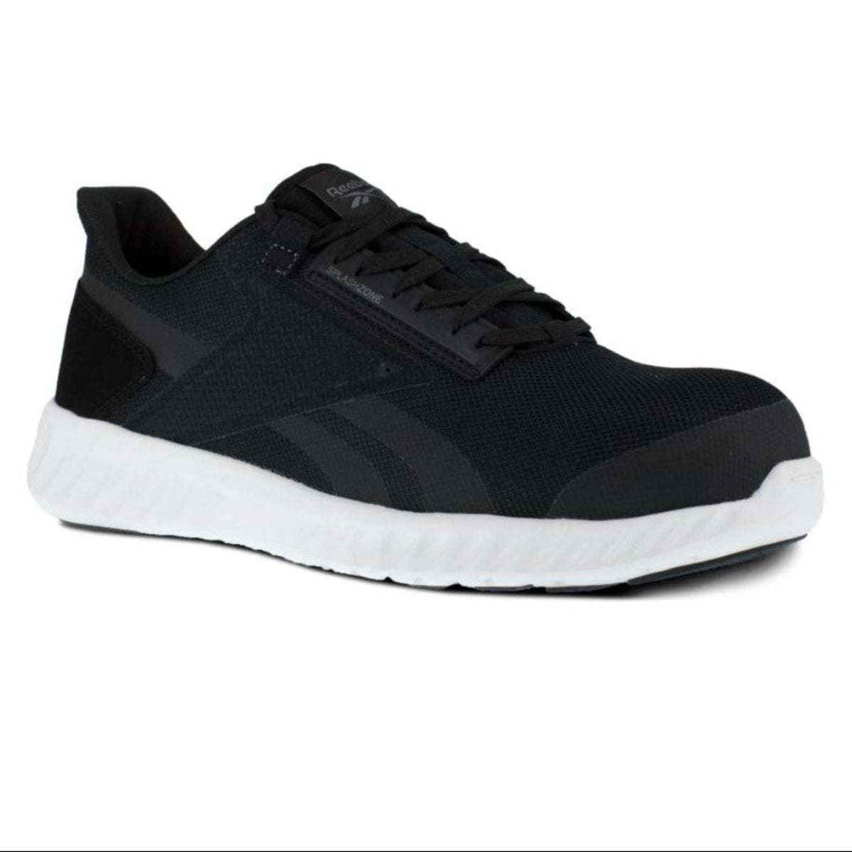 Reebok Sublite Legend Athletic Work Shoe Men's Composite Toe Rb4023 In Black And White - TLW Shoes