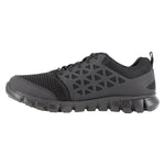 REEBOK SUBLITE CUSHION ATHLETIC WORK SHOE MEN'S SOFT TOE RB4035 IN BLACK - TLW Shoes