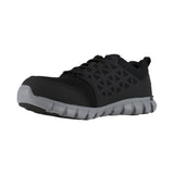 REEBOK SUBLITE CUSHION ATHLETIC WORK SHOE MEN'S ALLOY TOE RB4041 IN BLACK - TLW Shoes