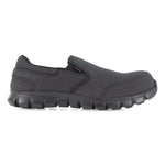 REEBOK MEN'S SUBLITE CUSHION ATHLETIC WORK SLIP-ON COMPOSITE TOE RB4044 IN BLACK - TLW Shoes