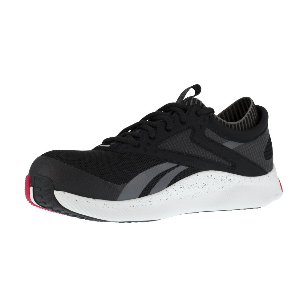 REEBOK HIIT TR ATHLETIC WORK SHOE MEN'S COMPOSITE TOE RB4080 IN BLACK AND RED - TLW Shoes