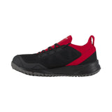 REEBOK ALL TERRAIN RUNNING WORK SHOE MEN'S STEEL TOE RB4093 IN BLACK AND RED - TLW Shoes