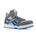 REEBOK MEN'S HIGH TOP BB4500 WORK SNEAKER COMPOSITE TOE RB4135 IN GREY AND COBALT BLUE - TLW Shoes