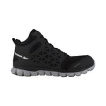 REEBOK SUBLITE CUSHION WORK ATHLETIC MID CUT MEN'S ALLOY TOE RB4141 IN BLACK - TLW Shoes