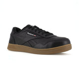 REEBOK MEN'S CLUB MEMT CLASSIC WORK SNEAKER COMPOSITE TOE RB4154 IN BLACK AND GUM - TLW Shoes
