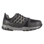 REEBOK WOMEN'S SUBLITE ATHLETIC WORK SHOE STEEL TOE RB416 IN BLACK WITH GREY TRIM - TLW Shoes