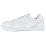 REEBOK MEN'S LOW CUT BB4500 WORK SNEAKER COMPOSITE TOE RB4161 IN WHITE AND GREY - TLW Shoes