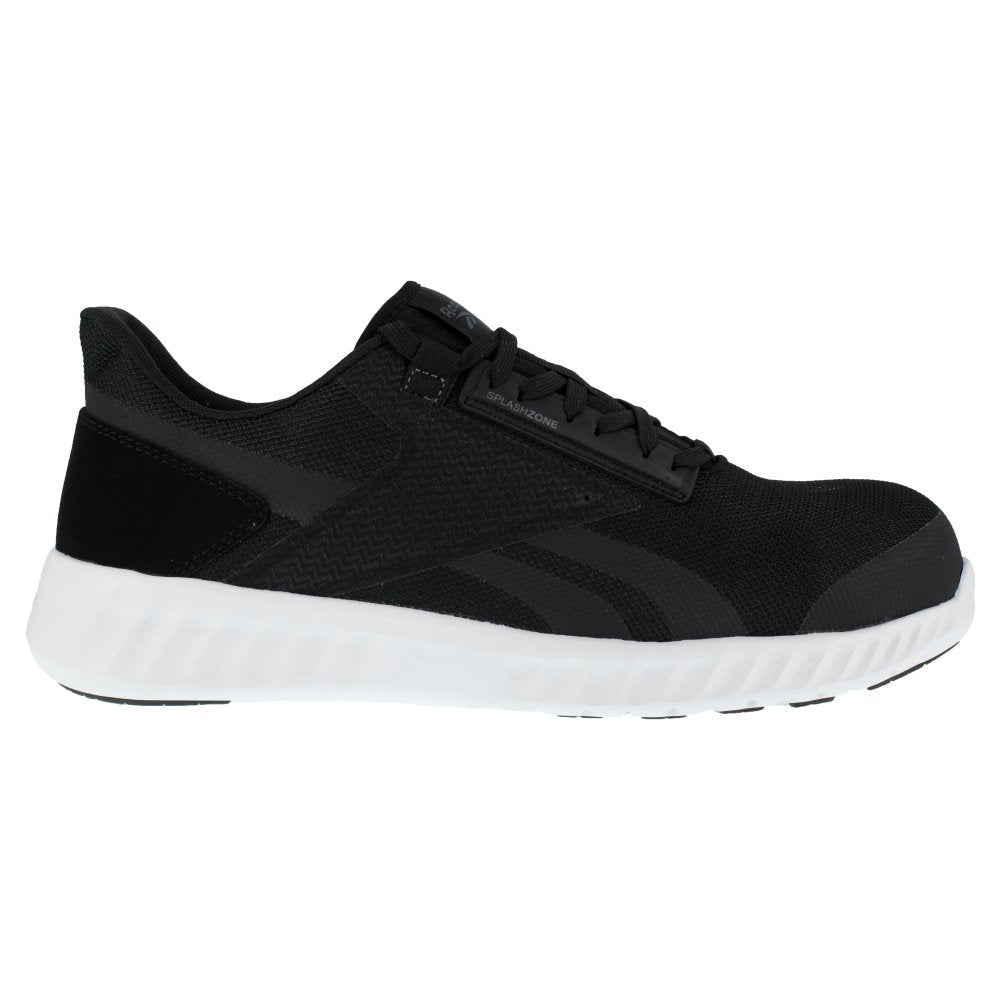 REEBOK WOMEN'S SUBLITE LEGEND ATHLETIC WORK SHOE COMPOSITE TOE RB423 IN BLACK AND WHITE - TLW Shoes