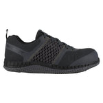 REEBOK PRINT WORK ULTK ATHLETIC WORK SHOE MEN'S COMPOSITE TOE RB4248 IN COAL GREY AND BLACK - TLW Shoes