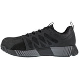 REEBOK FUSION FLEXWEAVE™ ATHLETIC WORK SHOE MEN'S COMPOSITE TOE RB4310 IN BLACK AND GREY - TLW Shoes