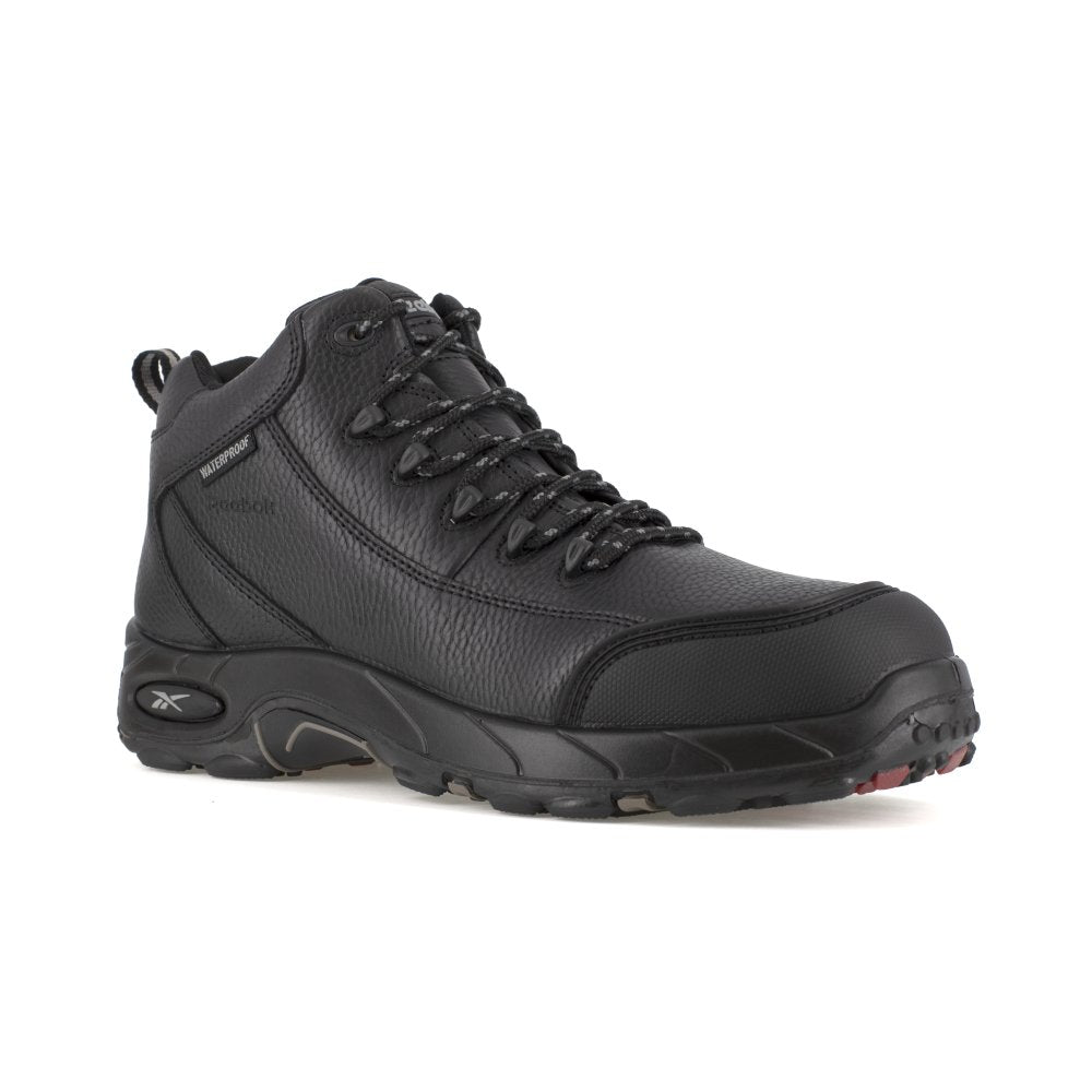 REEBOK TIAHAWK WATERPROOF SPORT WORK BOOT MEN'S COMPOSITE TOE RB4555 IN BLACK - TLW Shoes