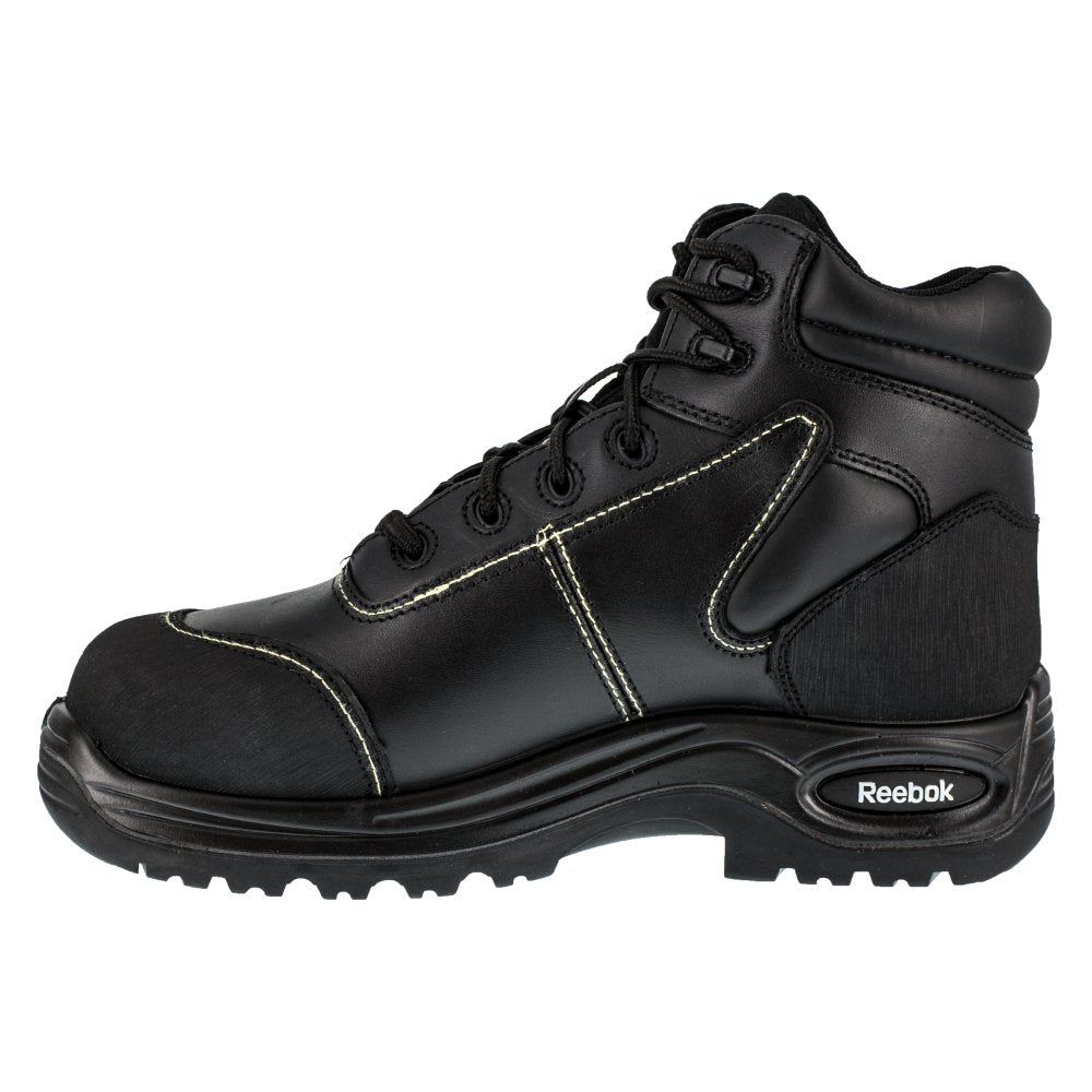 REEBOK TRAINEX 6" SPORT BOOT WITH FLEX-MET INTERNAL MET GUARD WOMEN'S COMPOSITE TOE RB655 IN BLACK - TLW Shoes