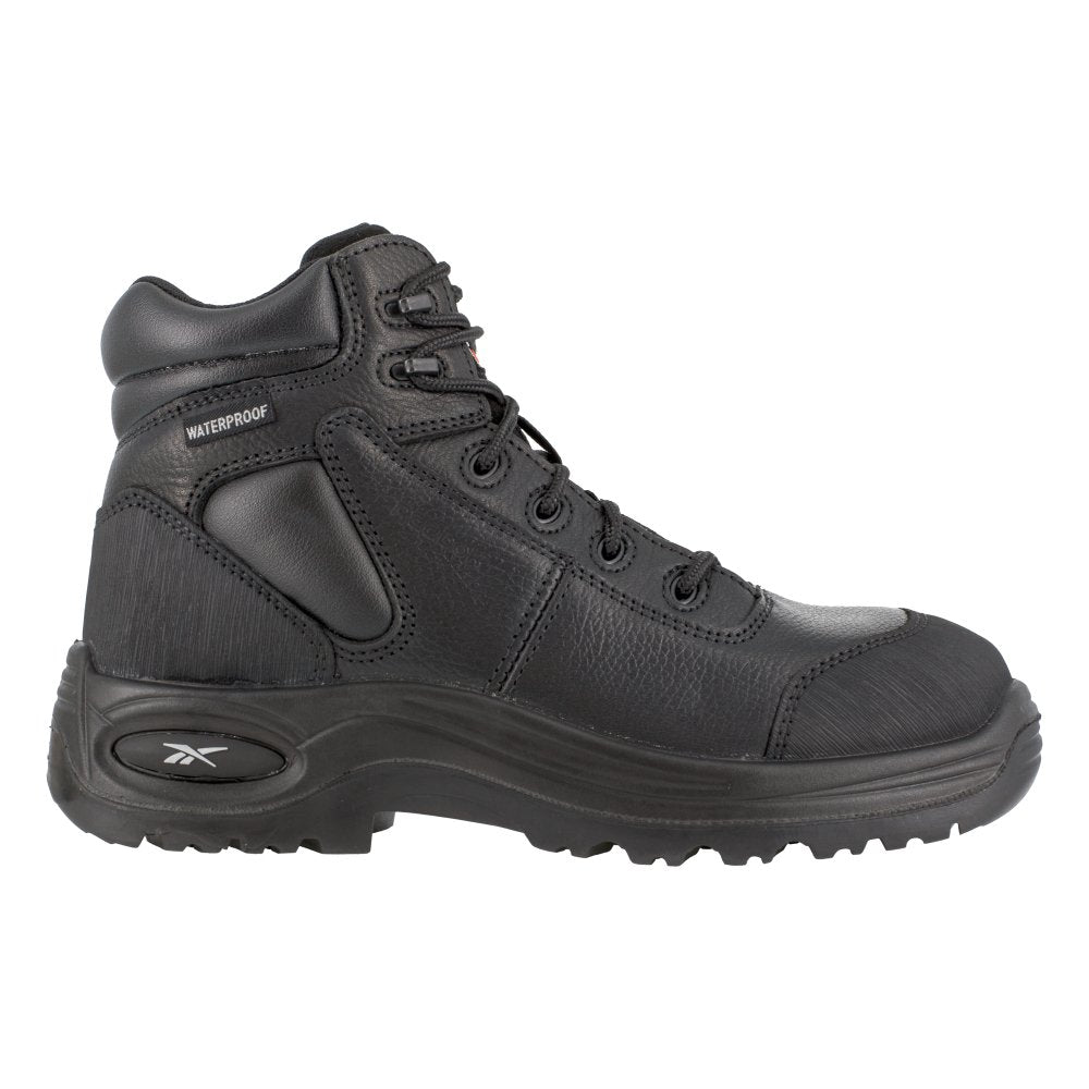 REEBOK TRAINEX 6" WATERPROOF PUNCTURE RESISTANT SPORT BOOT MEN'S COMPOSITE TOE RB6765 IN BLACK - TLW Shoes