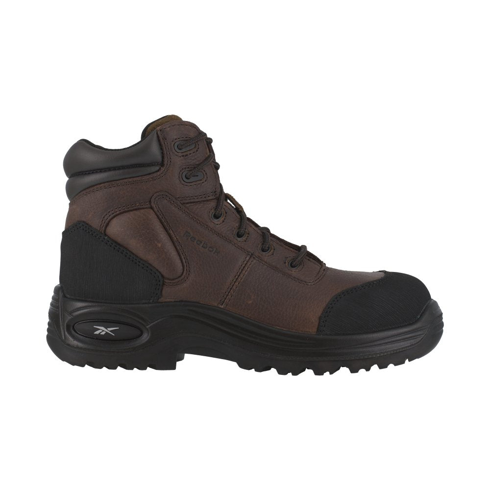 REEBOK TRAINEX 6" MEN'S SPORT WORK BOOT COMPOSITE TOE RB7755 IN DARK BROWN - TLW Shoes