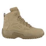 REEBOK RAPID RESPONSE RB 6" TACTICAL STEALTH BOOT WITH SIDE ZIPPER MEN'S COMPOSITE TOE RB8694 IN DESERT TAN - TLW Shoes