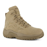 REEBOK RAPID RESPONSE RB 6" TACTICAL STEALTH BOOT WITH SIDE ZIPPER MEN'S COMPOSITE TOE RB8694 IN DESERT TAN - TLW Shoes