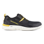 ROCKPORT WORK SNEAKER MEN'S COMPOSITE TOE SHOE'S RK4673 IN BLACK AND GOLD - TLW Shoes